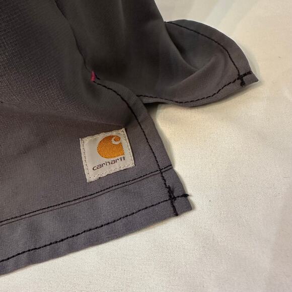 Carhartt Scrub Top Force Modern Fit Gray/Grey Nursing Vet Size XL - Picture 2 of 9